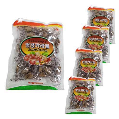 아름다운정성 추억의 땅콩 카라멜, 280g, 5개