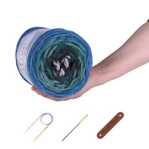 알리제 마마니트 대용량 맥시 롱바틱실 뜨개질 DIY 패키지, 1세트, 6777