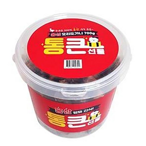 통큰선물 강아지 홍삼 간식 700g, 1개, 오리도가니