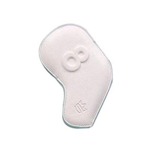 세인트밀러 멜로우 레더 골프 클럽보호 아이언 헤드커버 낱개, 8번 화이트