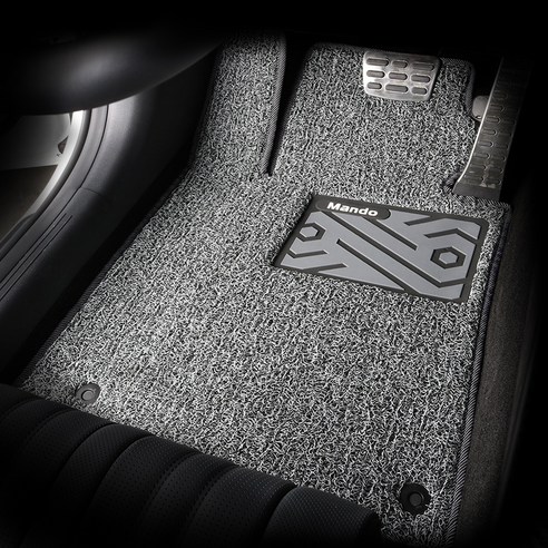 만도 엣지 와이드 볼륨쿠션 코일카매트 확장형, 그레이, BMW iX i20 2021년 11월, BMW