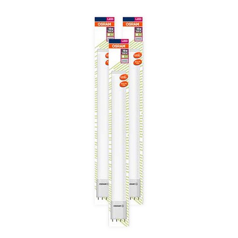 오스람 LED형광등 Bar Type 18W 플라스틱커버 DLXLED18W 3p, 백색, 3개