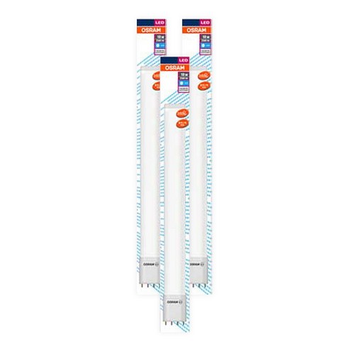 오스람 LED형광등 Bar Type 18W 플라스틱커버 DLXLED18W 3p, 주광색, 3개