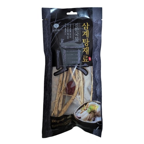 몸애조화 진한국물 삼계탕재료, 100g, 1개