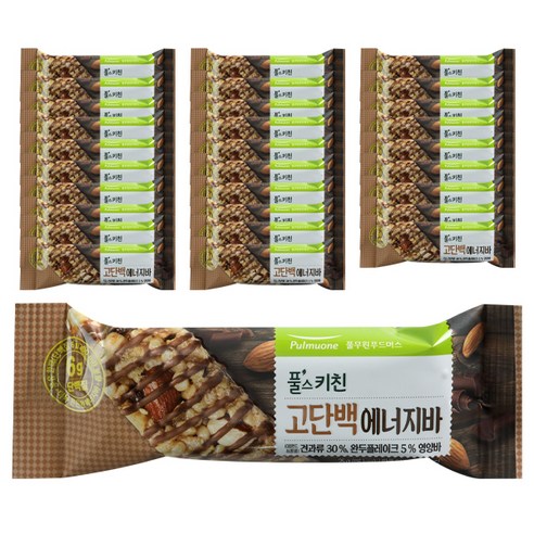 풀무원 풀스키친 고단백 에너지바, 30개, 25g