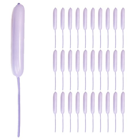 와우 260S 마카롱 풍선 100p, 퍼플, 3개
