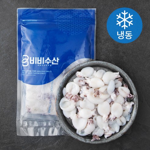 비비수산 손질한 베이비 갑오징어 2팩 (냉동)