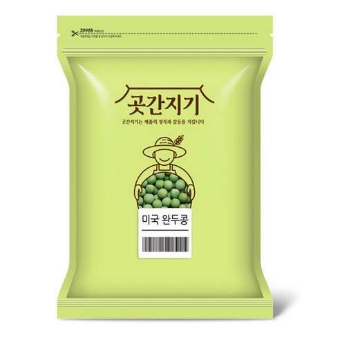 곳간지기 완두콩, 4kg, 1개