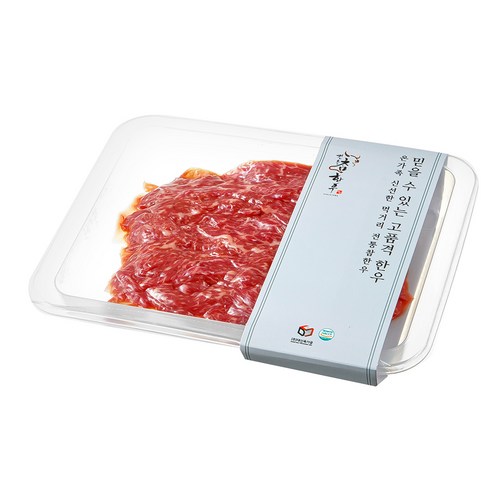 부드러운 불고기용 1++등급 한우