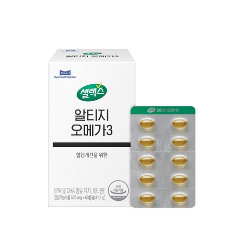 셀렉스 알티지 오메가3 31.2g, 1개, 60정