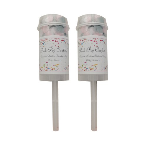 글로리빙 파티 꽃가루 컨페티폭죽 25g, 2개, 23