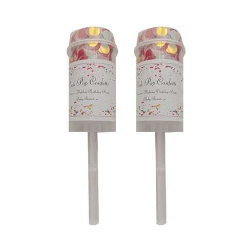 글로리빙 파티 꽃가루 컨페티폭죽 25g, 2개, 12