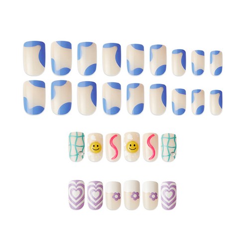 데싱디바 매직프레스 네일팁, 러브 시크, 1개