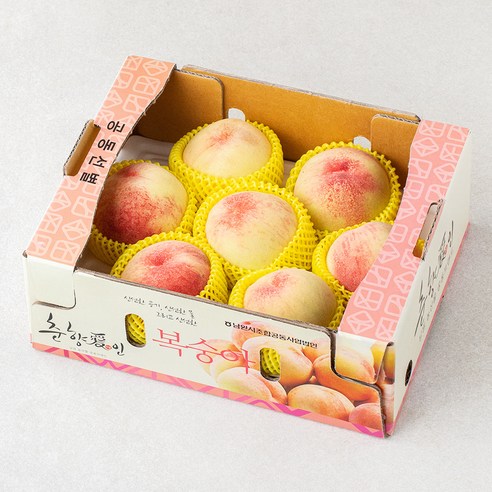 농협 유명산지 당도선별 부드러운 백도복숭아