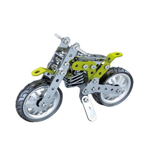 타니 스테인리스 모형 조립 세트 오토바이 높은형, 혼합색상