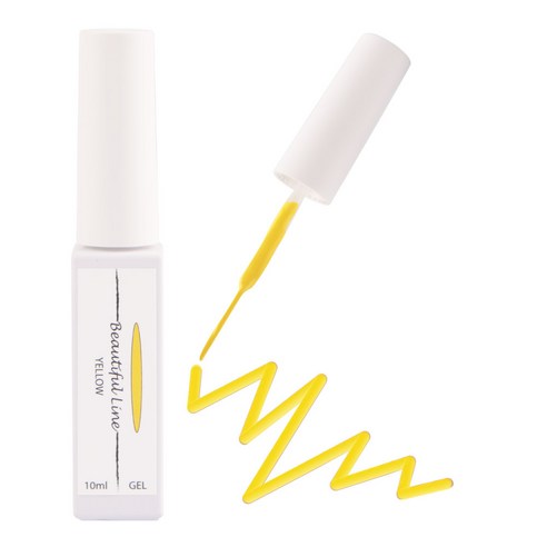 아이빛 네일아트 컬러 라인 젤네일 10ml, 06 옐로우, 1개