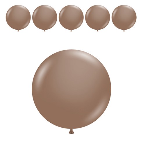 터프텍스 풍선 60cm 3p, 2개, 코코아