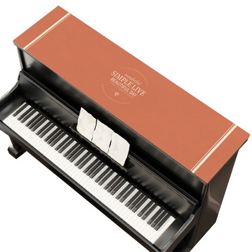 노어딕 스타일 피아노 매트 40 x 160 cm, 19