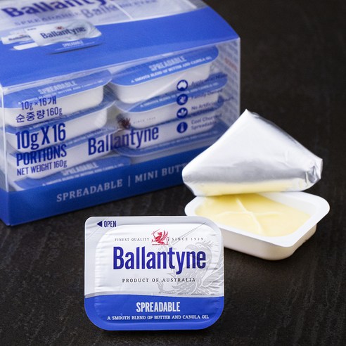 Ballantyne 스프레더블 버터 20입, 140g, 3개