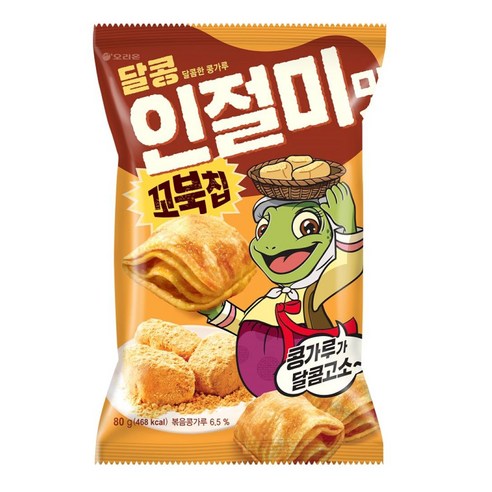 꼬북칩 달콩 인절미, 80g, 1개