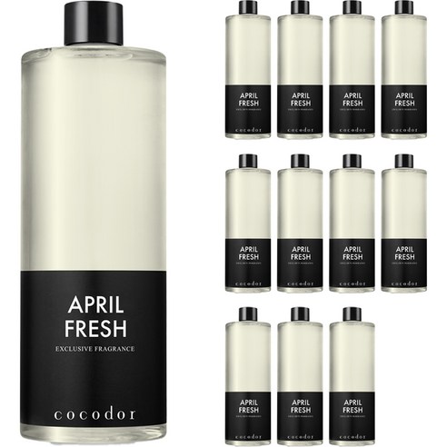코코도르 디퓨저 리필액 12p, 에이프릴프레쉬, 500ml, 12개