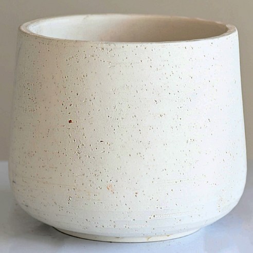 도시정원 이태리 수제토분 VASO RUSTICA 대포 화분, 화이트