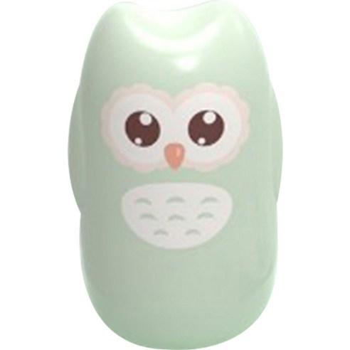 블루마켓 베이비 귀여운 케이스 네일 키트, 부엉이 민트, 1세트