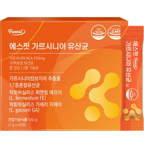 퍼니트 리얼 에스핏 가르시니아 유산균 60p, 3개, 180g