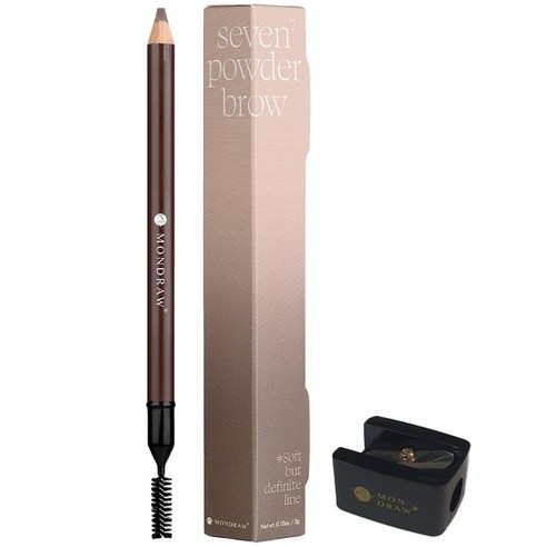 몬드로우 세븐 파우더 아이브로우 펜슬 3g, Brown, 1개