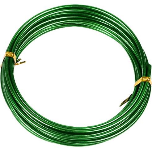 에나벨 연철 와이어 3mm, 1개, 42 녹색