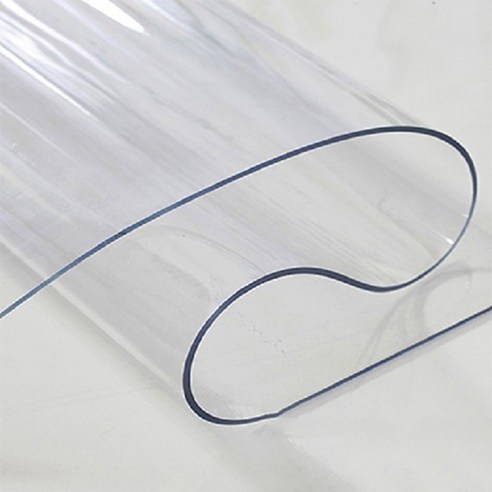 예피아 PVC 매트 모서리라운딩, 투명, 100cm x 60cm x 2mm, 1개