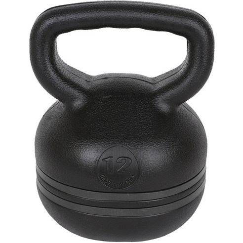 아리프 블랙라인 케틀벨, 블랙, 12kg, 1개