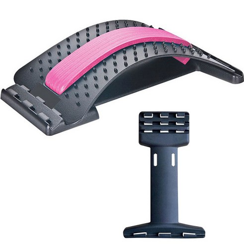 아리코 바른 자세 3세대 허리 스트레칭 기구 3단, 그린- 한국어 허리필라테스