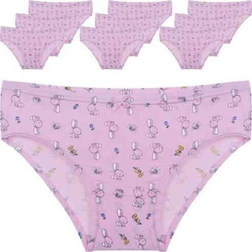 TS7 여아용 삼각팬티 5p