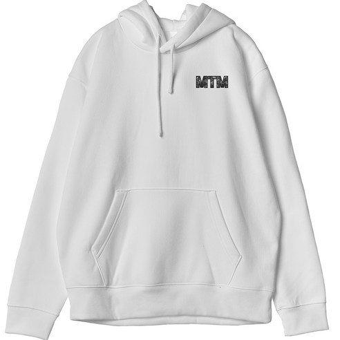 몬티몬 남성용 MTM 프린팅 기모 후드티