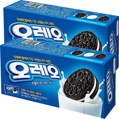오레오 화이트 샌드, 300g, 2개