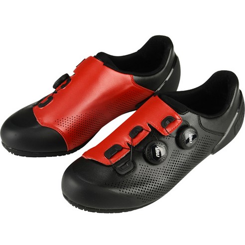 NSR 평페달 신발 IRON-11, 블랙 + 레드, 280