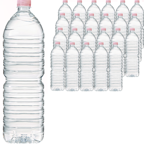크리스탈 무라벨 생수, 2L, 4개