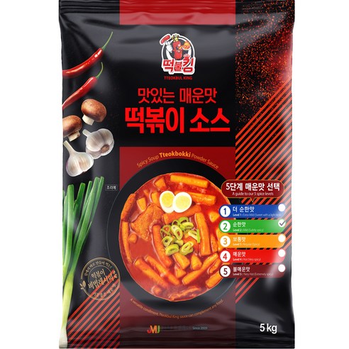 떡불킹 떡볶이소스 순한맛, 5kg, 1개