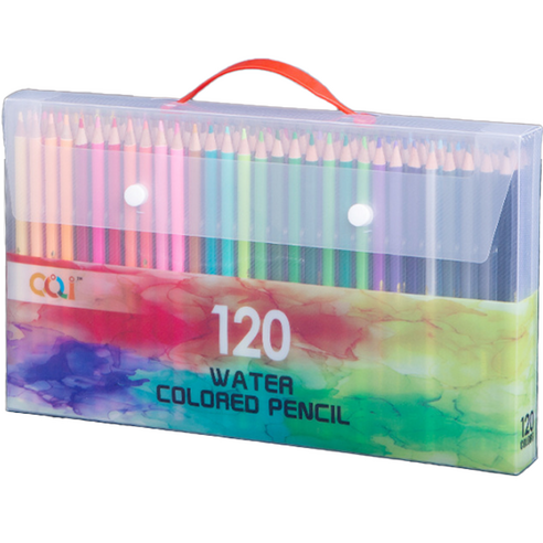 수채화 연필용 색연필 세트 PVC박스 포장, 120색, 1세트