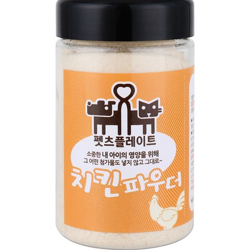 펫츠플레이트 반려동물 동결 건조 간식, 치킨맛, 100g, 1개
