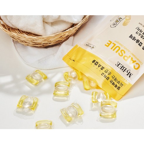 마이비 고농축 캡슐세제 베이비코튼향, 2개, 30개입