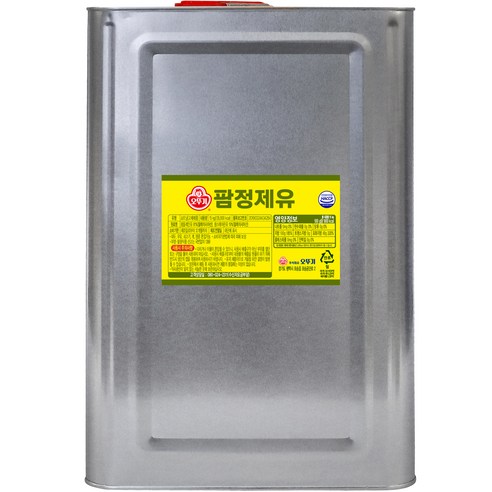 오뚜기 팜정제유 캔 15kg, 1개