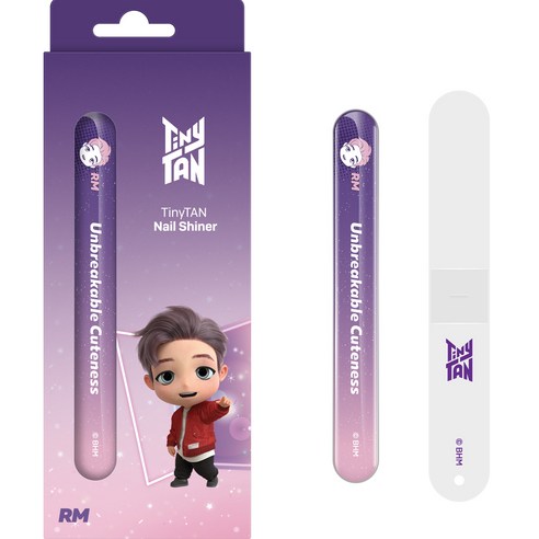 TinyTAN 타이니탄 글라스 네일 샤이너, RM, 1개