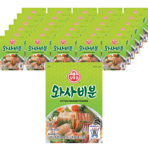오뚜기 와사비분, 35g, 80개