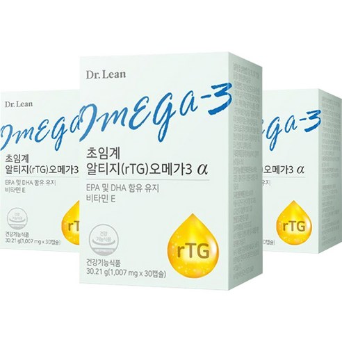 닥터린 초임계 알티지 오메가3 알파 30.21g, 30정, 3개
