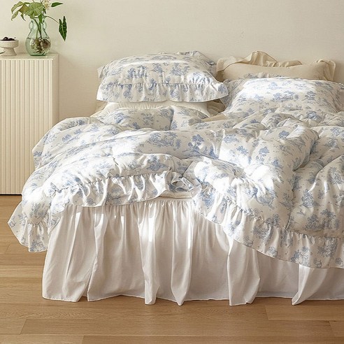 꿈결 같은 포근함으로 완성하는 나만의 안식처, 마틸라 호텔프랑스 프릴 세미 차렵이불 세트