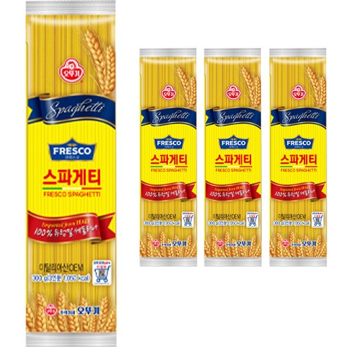 오뚜기 프레스코 스파게티, 300g, 4개