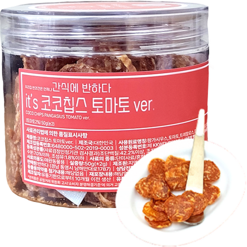 반려동물 바삭한 코코칩스 70g, 토마토맛, 1개