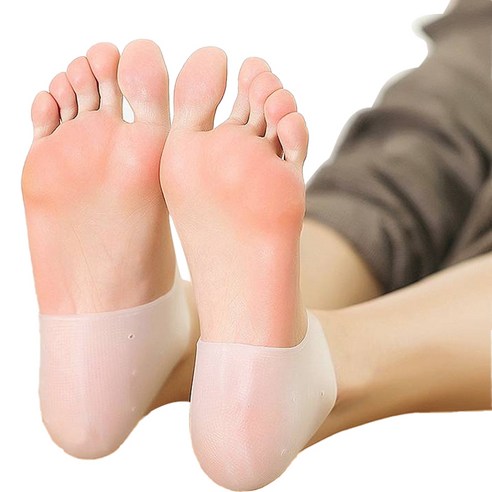 정월나나 발뒷꿈치 실리콘 보호 숨구멍 패드 화이트, 2개입, 1개